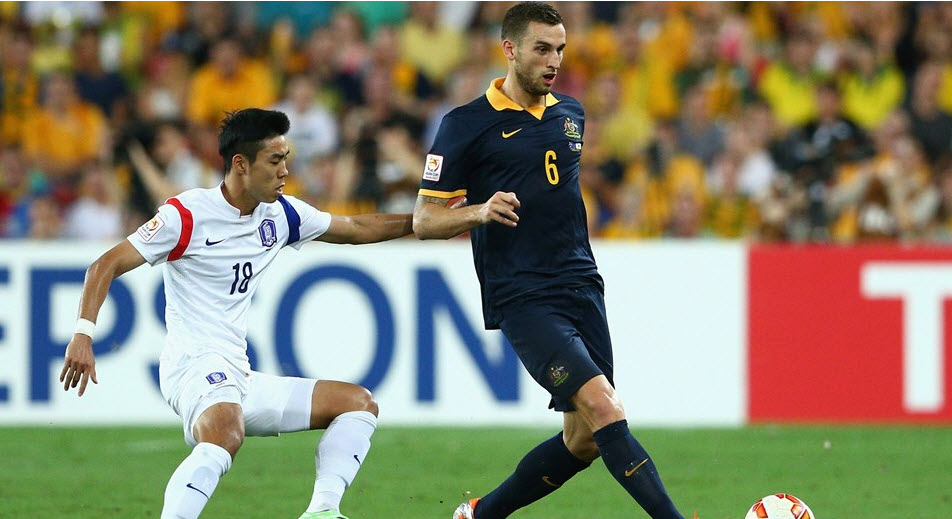 تقابل دو بازیکن|استرالیا 0 - 1 کره جنوبی / جام ملت های آسیا 2015