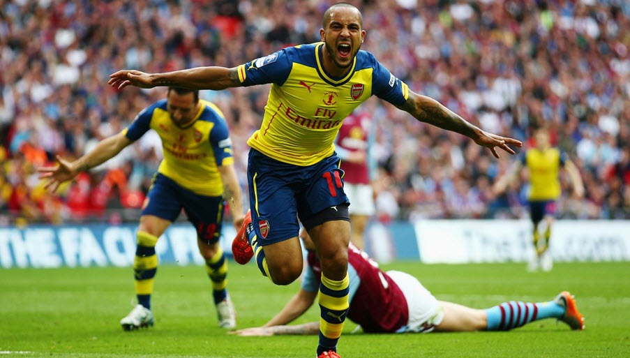 تئو ولكات|آرسنال 4 - 0 آستون ویلا / جام حذفی