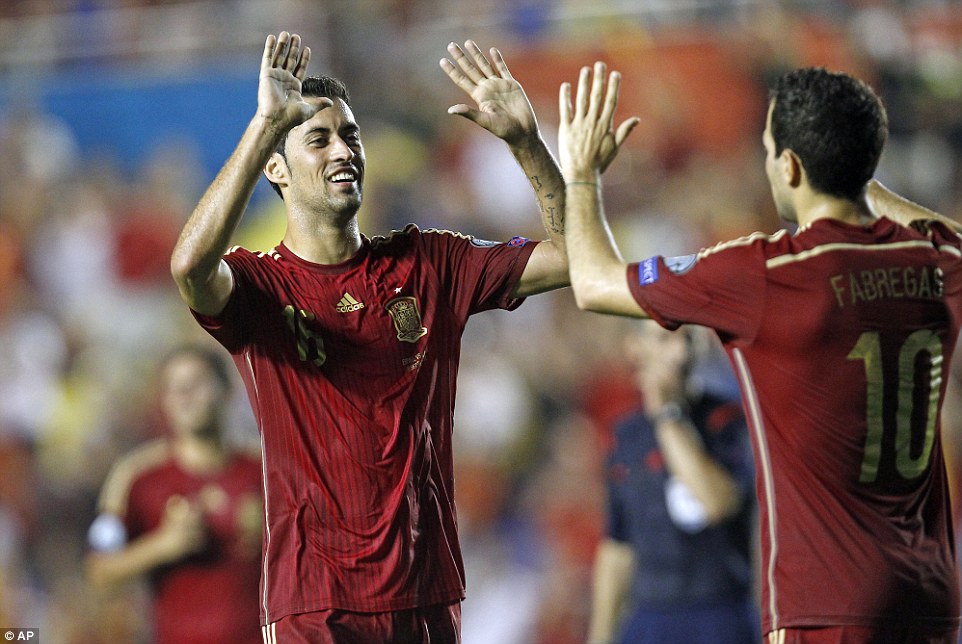 سرخیو بوسکتس|اسپانیا 5 –1 مقدونیه / مقدماتی یورو 2016