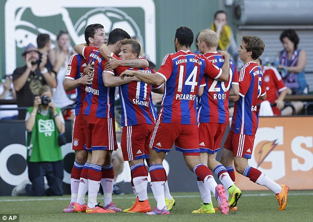 رابرت لواندوفسکی|ستارگان ام ال اس 2-1 بایرن مونیخ / دیدار دوستانه