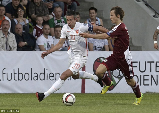 رابین فن پرسی|لتونی 0 - 2 هلند / مقدماتی جام ملت های اروپا