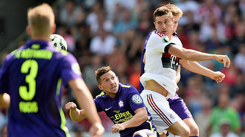 رابرت لواندوفسکی|ناتینگِن 1 - 3 بایرن مونیخ / جام حذفی آلمان