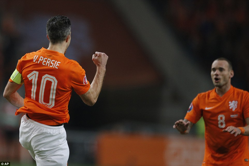 رابین فن پرسی - وسلی اشنایدر|هلند 6 - 0 لتونی / مقدماتی جام ملت های اروپا