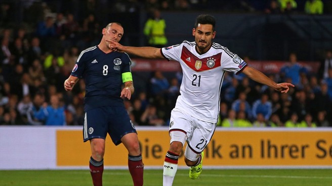 اُموت گوندوگان|اسکاتلند 2 - 3 آلمان / مقدماتی یورو 2016