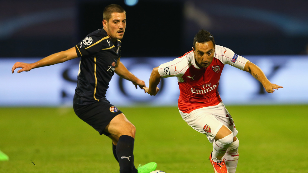 سانتی کازورلا|دینامو زاگرب 2 - 1 آرسنال / لیگ قهرمانان