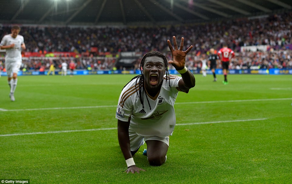 بافتیمبی گومیس|سوانسی 2 - 1 منچستر یونایتد / لیگ جزیره