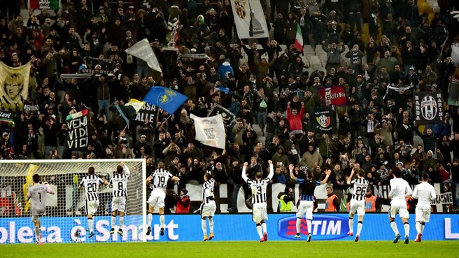 شادی بازیکنان یووه|یوونتوس 2 - 1 آتالانتا / سری آ