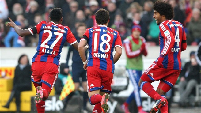 دیوید آلابا|اشتوتگارت 0 - 2 بایرن مونیخ / بوندسلیگا