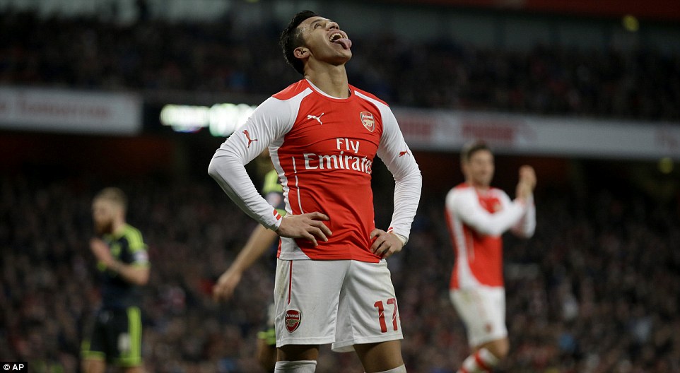 الکسیس سانچز|آرسنال 2 - 0 میدِلزبورو / جام حذفی