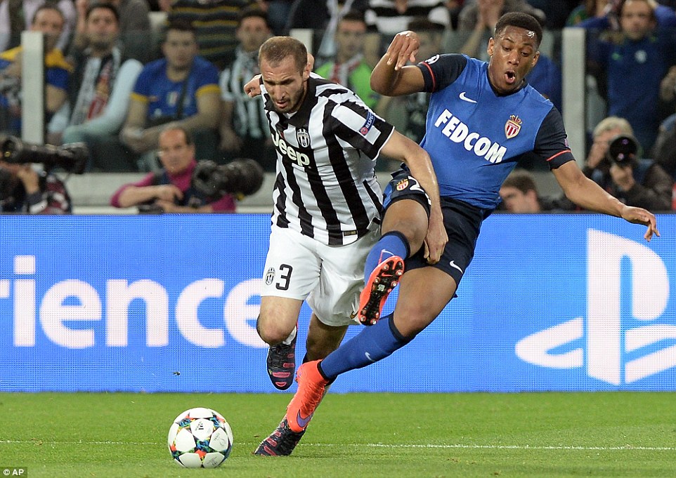 جورجیو کیه لینی|یوونتوس 1 - 0 موناکو / لیگ قهرمانان