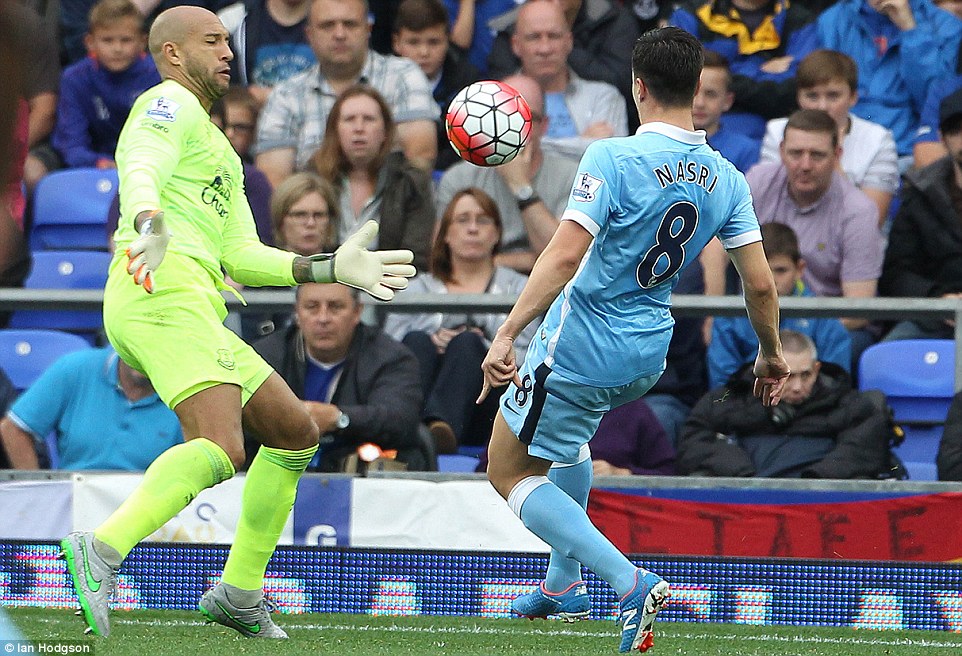 سمیر نصری|اورتون 0 - 2 منچستر سیتی / لیگ جزیره