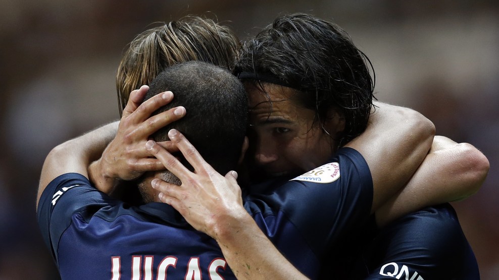 ادینسون کاوانی|موناکو 0 - 3 پاریس سن ژرمن / لوشامپیونه