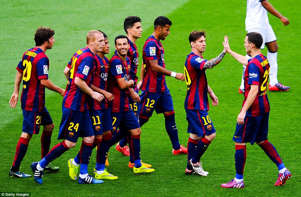 لیونل مسی|بارسلونا 2 - 2 دپورتیوو لاکرونیا / لالیگا