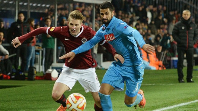 میگل آنخل بریتوس|اسپارتا پراگ 0 - 0 ناپولی / لیگ اروپا