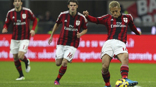 كيسوکه هوندا|میلان 3 - 1 پارما / سری آ