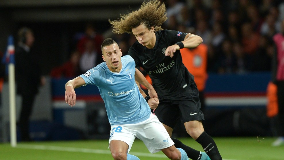 داوید لوئیز|پاریس سن ژرمن 2 - 0 مالمو / لیگ قهرمانان