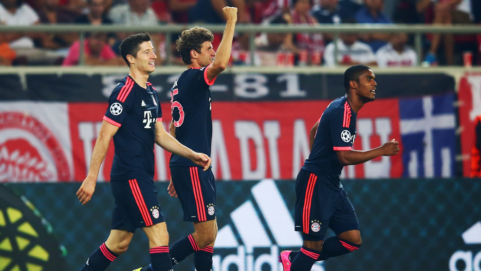 توماس مولر|المپیاکوس 0 - 3 بایرن مونیخ / لیگ قهرمانان