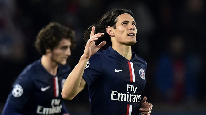 ادینسون کاوانی|پاریس سن ژرمن 3 - 1 آژاكس / لیگ قهرمانان