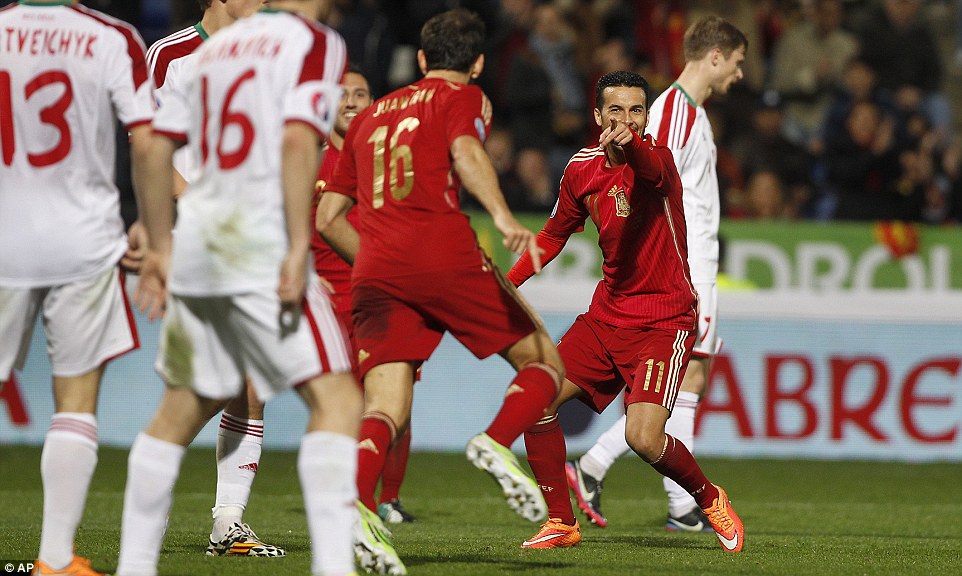 پدرو|اسپانیا 3 - 0 بلاروس / مقدماتی جام ملت های اروپا