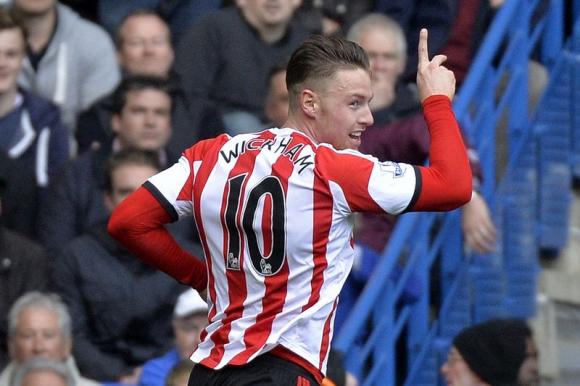 کانر ویکهام|خوشحالی ویکهام پس گلزنی مقابل چلسی