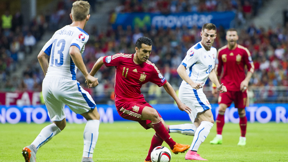 پدرو|اسپانیا 2 - 0 اسلواکی / مقدماتی یورو 2016