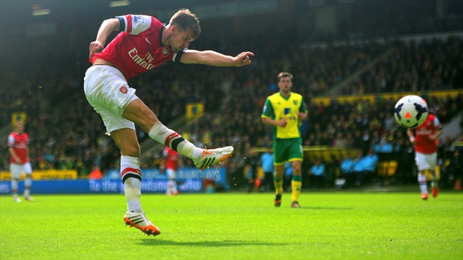 آرون رمزی|نوریچ 0-2 آرسنال