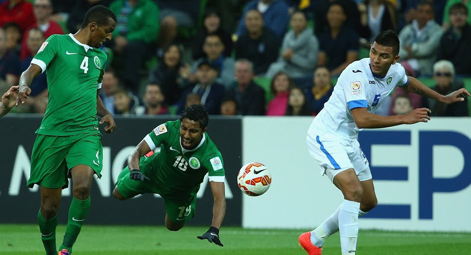 اٍنزور اسماعيلوف|ازبکستان 3 - 1 عربستان / جام ملت های آسیا 2015