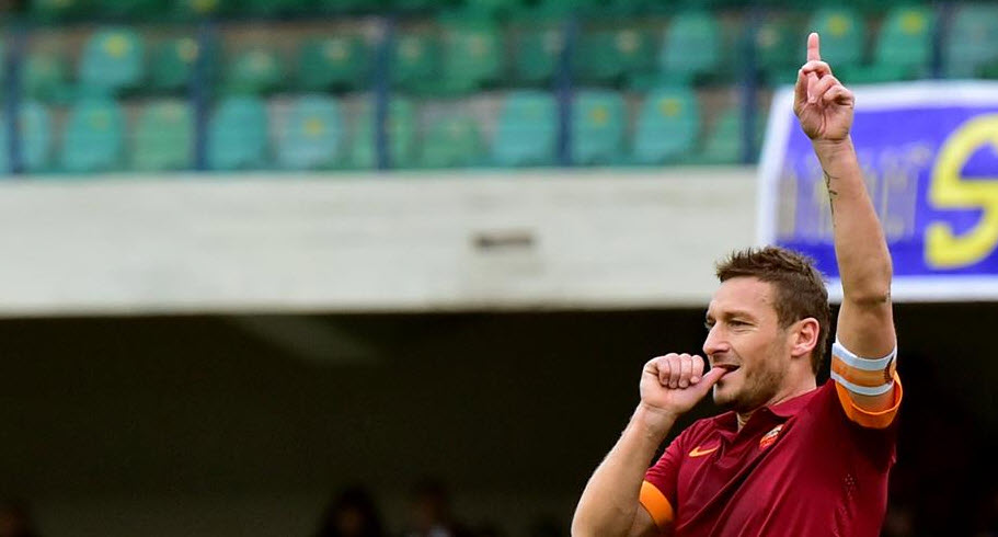 فرانچسکو توتی|هلاس ورونا 1 - 1 رم / سری آ