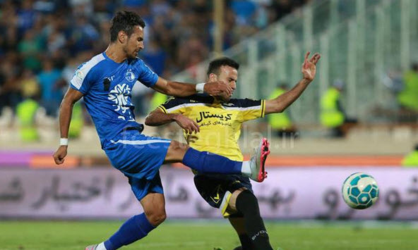 سجاد شهباززاده|استقلال تهران 3 - 3 راه آهن / لیگ برتر