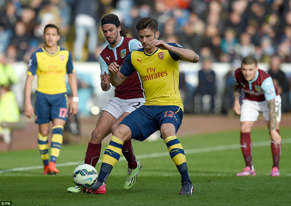 اليوير ژیرود|بِرنلی 0 - 1 آرسنال / لیگ جزیره