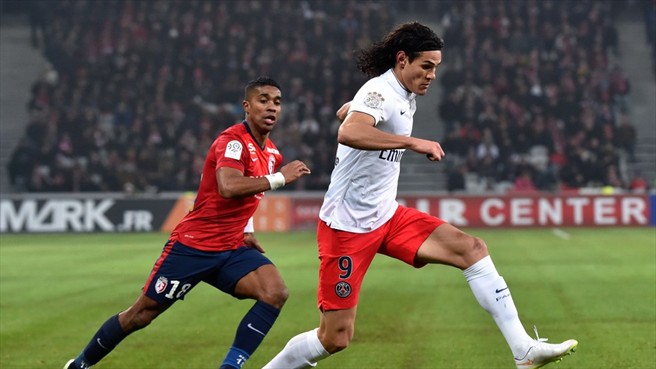 ادینسون کاوانی|ليل 1 - 1 پاریس سن ژرمن / لوشامپیونه