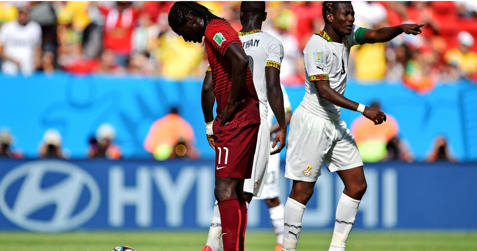 آساموا جیان|شادی آساموا جیان بعد از گلزنی مقابل تیم ملی پرتغال.