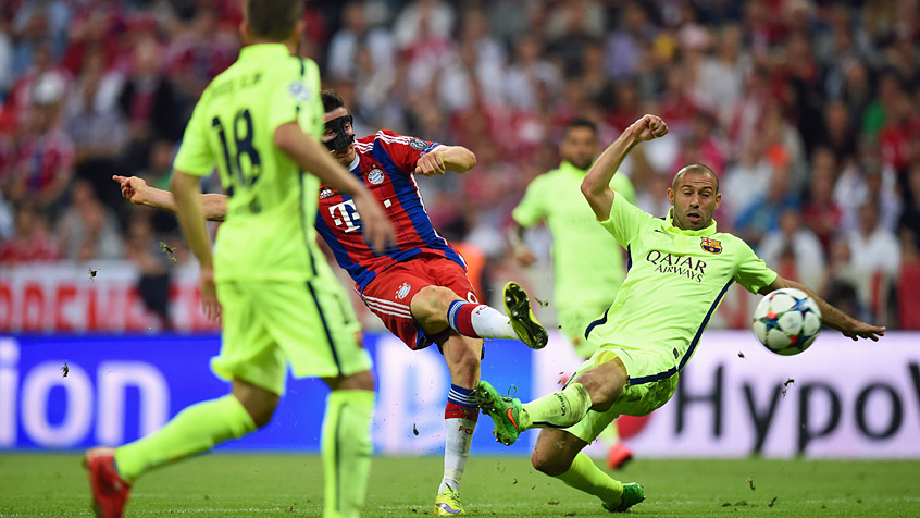 رابرت لواندوفسکی - ماسکرانو|بایرن مونیخ 3 - 2 بارسلونا / لیگ قهرمانان