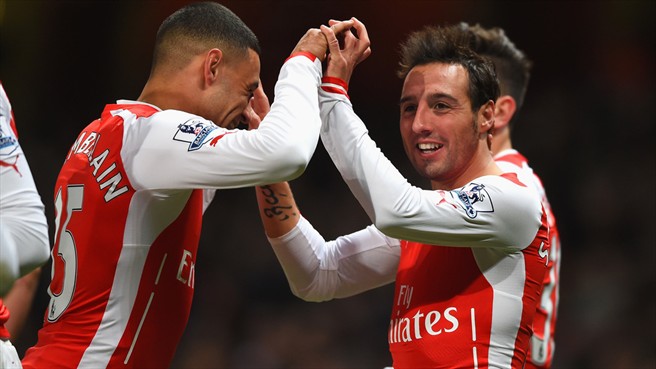 سانتی کازورلا|آرسنال 4 - 1 نیوکاسل / لیگ جزیره