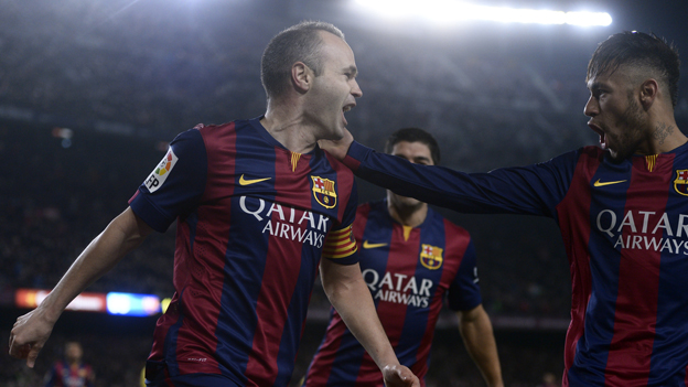 اینیستا - نیمار|بارسلونا 3 - 1 ویارئال / جام حذفی