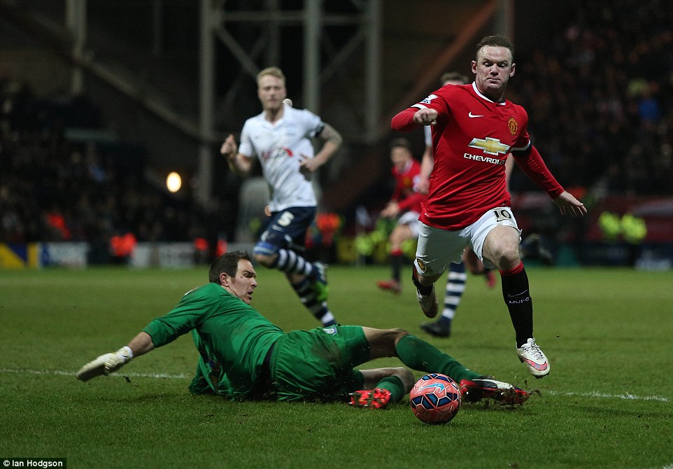 وین رونی|پرستون نورث اِند 1 - 3 منچستر یونایتد / جام حذفی