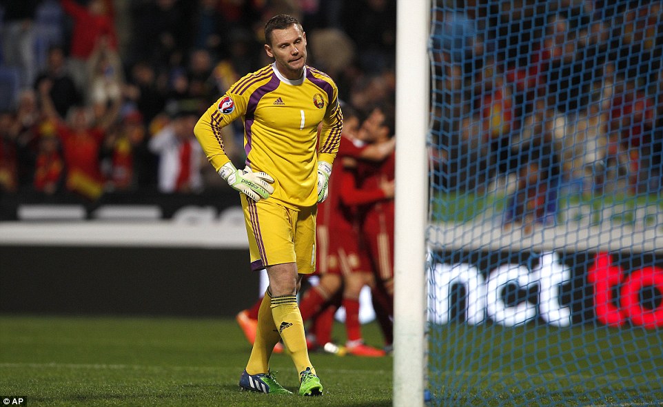 يوری ژٍِونوف|اسپانیا 3 - 0 بلاروس / مقدماتی جام ملت های اروپا