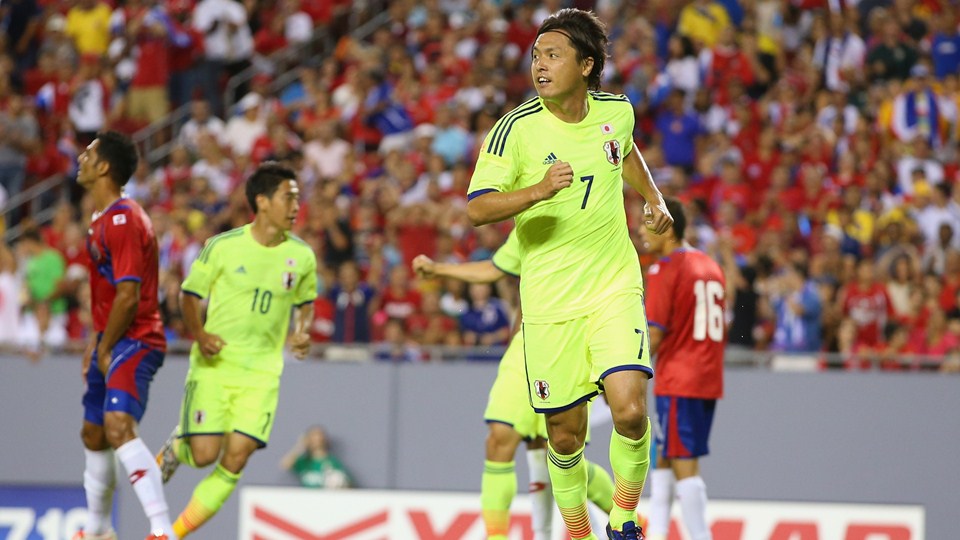 یوشیتو اندو|خوشحالی یوشیتو اندو بعد از گلزنی تیمش