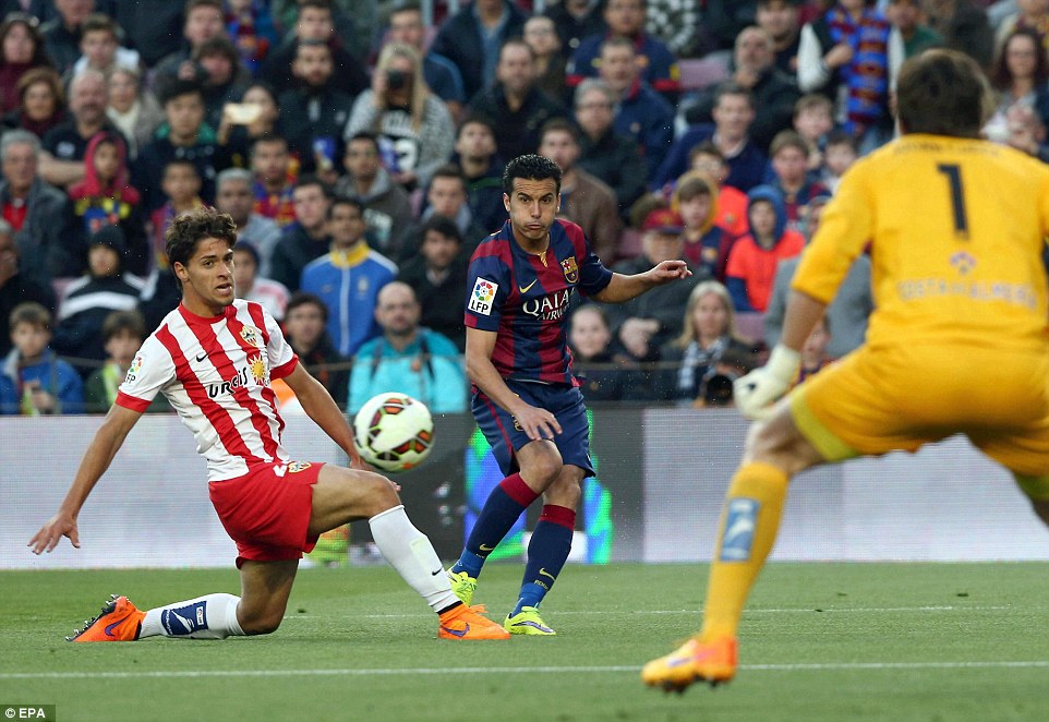 پدرو|بارسلونا 4 - 0 آلمریا / لالیگا