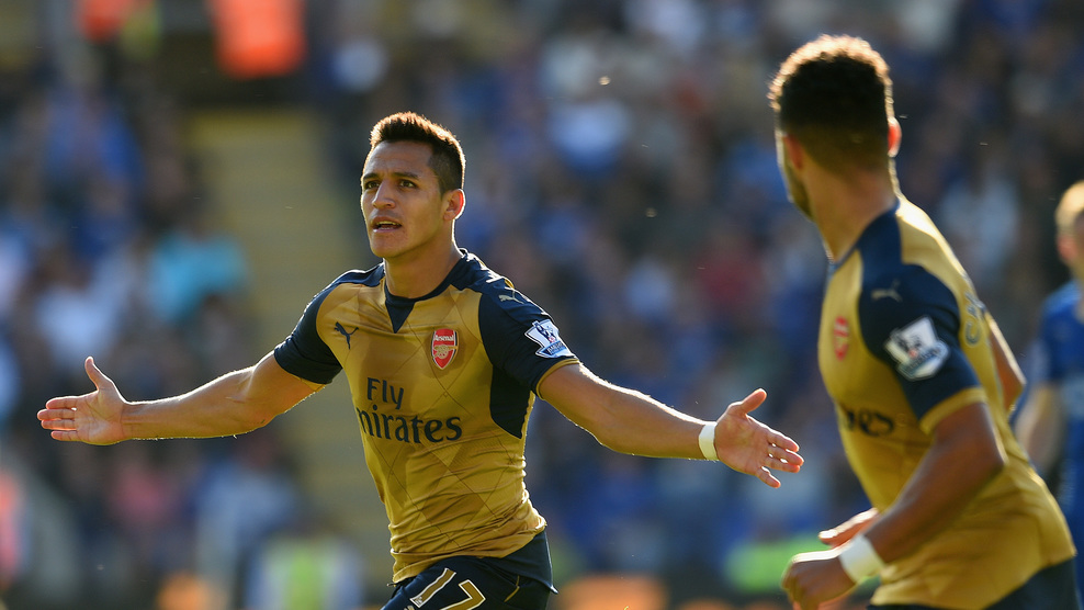 الکسیس سانچز|لیستر سیتی 2 - 5 آرسنال / لیگ جزیره