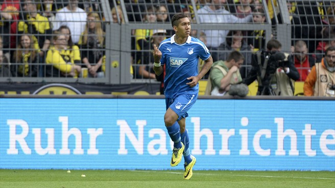 روبرتو فيرمينو باربوسا|شادی فریمینو باربوسا بعد از گلزنی مقابل دورتمون