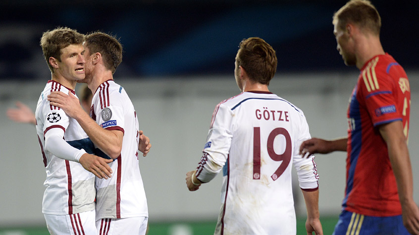 ماریو گوتزه|زسکا مسکو 0 - 1 بایرن مونیخ / لیگ قهرمانان