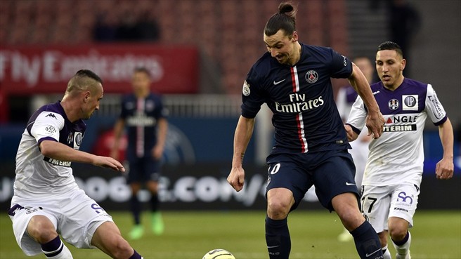 زلاتان ایبراهیموویچ|پاریس سن ژرمن 3 - 1 تولوز / لوشامپیونه