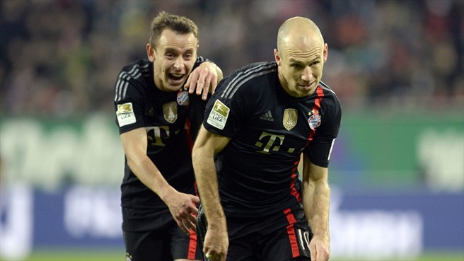 آرین روبن|اوگزبورگ 0 - 4 بایرن مونیخ / بوندسلیگا