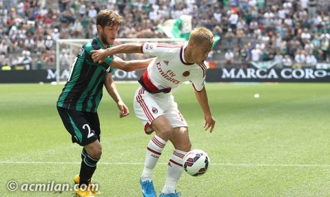 كيسوکه هوندا|ساسوئولو 3 - 2 میلان / سری آ