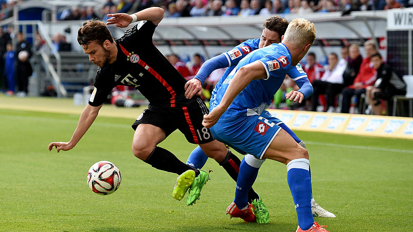 تقابل دو بازیکن|هوفنهايم 0 - 2 بایرن مونیخ / بوندسلیگا