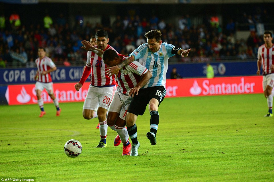 لیونل مسی|آرژانتین 2 - 2 پاراگوئه / کوپا آمریکا