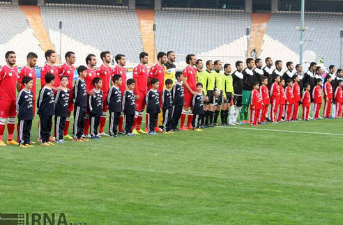 مراسم قبل از بازی|پرسپولیس تهران 0 - 0 صبای قم / لیگ برتر