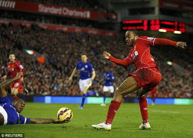 رحیم استرلینگ|لیورپول 2 - 2 لیستر سیتی / لیگ جزیره