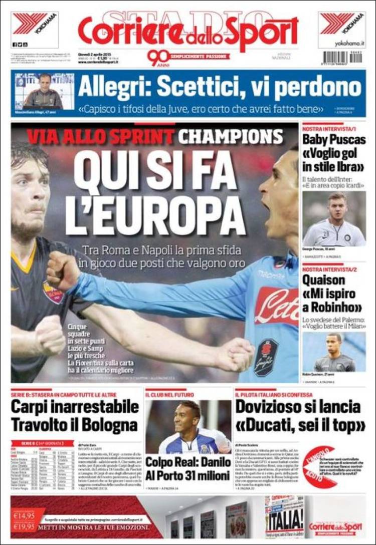 کوریه‌ره دلو اسپورت